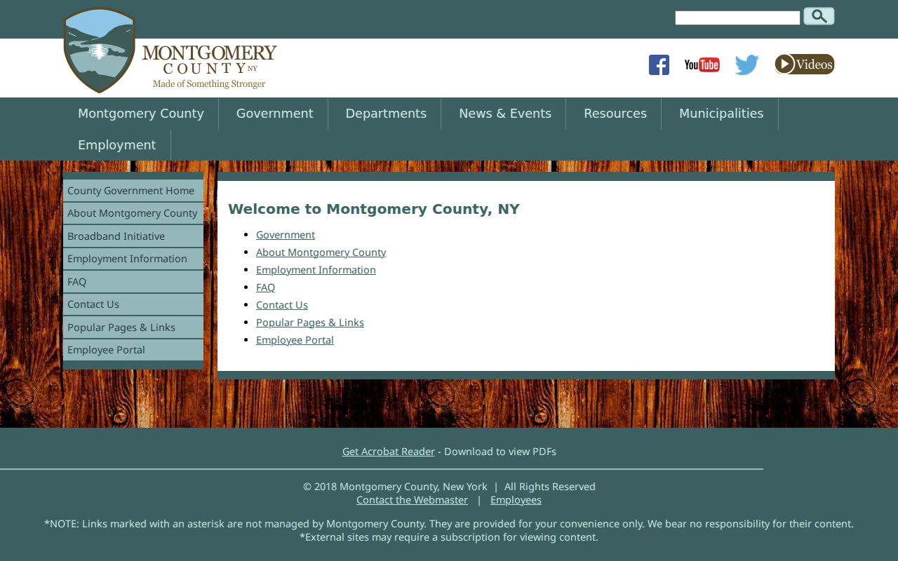Montgomery County criminal records county government directory